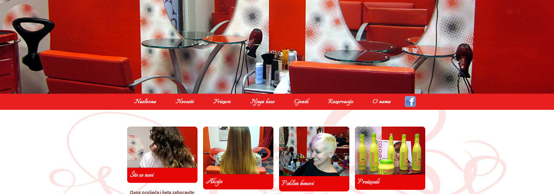 Izrada web stranica za frizerske salone - Rijeka.